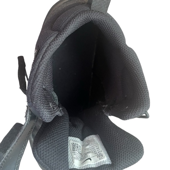 Nike court borough 2 high top sneakers black on black Big Boys 6.5 CD-7782-001 - Picture 6 of 15